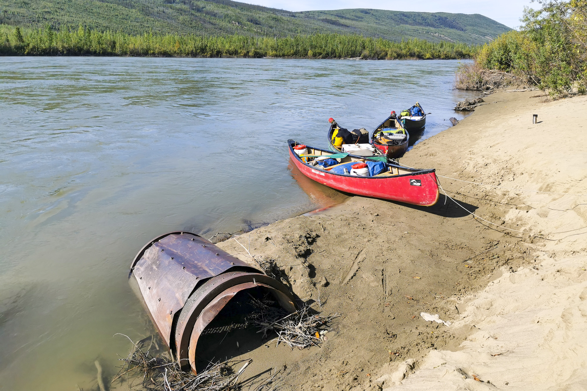 Die Reste von Cyr's Dredge