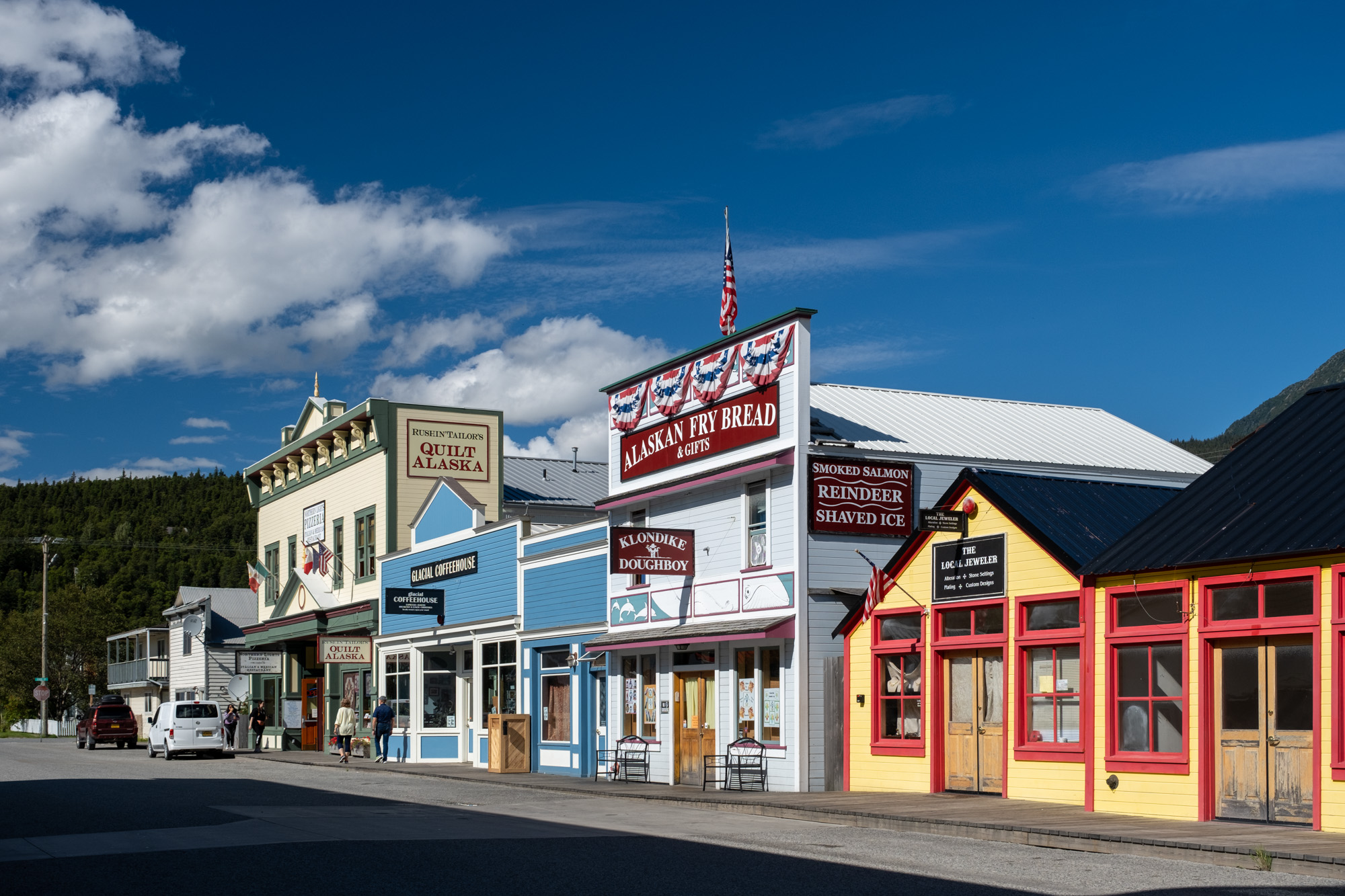 Straße in Skagway