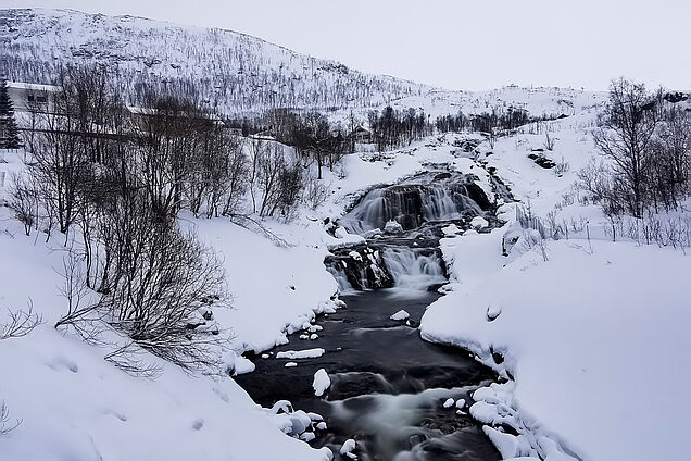 Wasserfall am Ersfjord