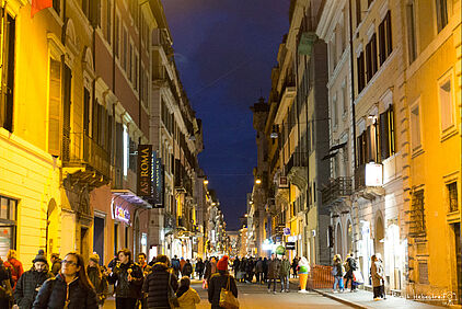 Abend in der Via del Corso