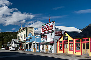 Straße in Skagway