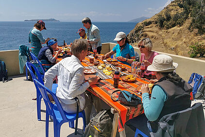 ... unser letzes Essen in Bolivien ...