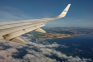 Landeanflug in Edinburgh