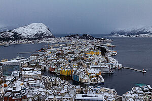 Ålesund vom Berg Aksla aus