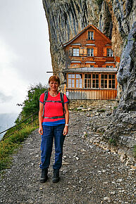 beim Wandern in der Schweiz
