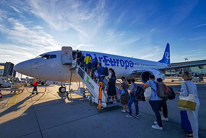 Abflug nach Madrid