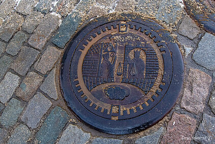 Gullydeckel in Trondheim