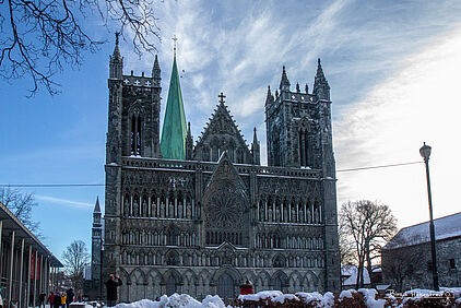 Westseite des Nidarosdoms