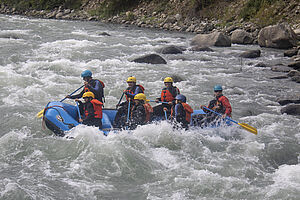 eine coole Rafting-Tour