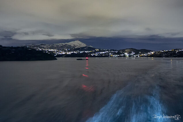 ein Blick zurück nach Bergen