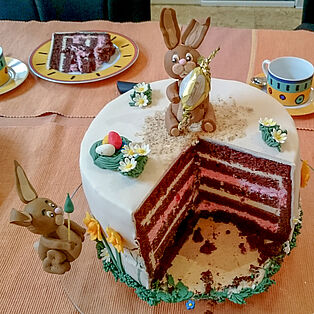 Ostertorte - Anschnitt