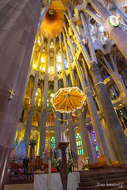 der Altar der Sagrada Familia
