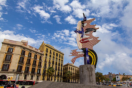 Miró-Skulptur in Barcelona